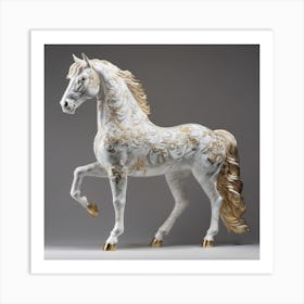 Equestrian Sculpture Art Print