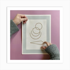 Abstract Drawing Art Print