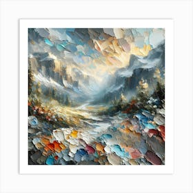 Landscape Painting 12 Art Print