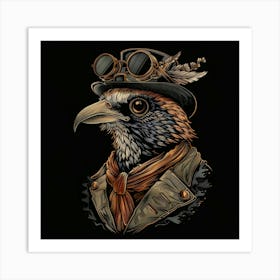 Steampunk Bird 15 Art Print