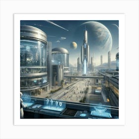 Research District Solarius Converted Art Print