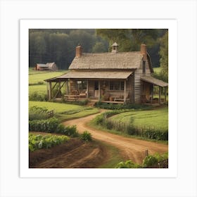 Country Home Art Print