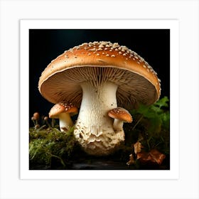 Mushroom Stock Photos & Royalty-Free Footage Art Print