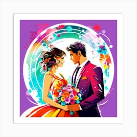 Creative Love And Relationship Illustration 97 Art Print