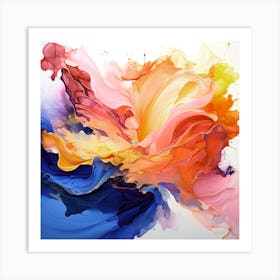 Chaos In Colors Art Print