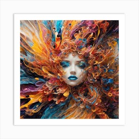 Radiant Expression Art Print