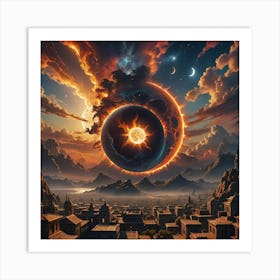 Aeon Solar Eclipse Art Print