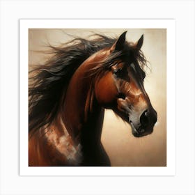 Horse Portrait 2 Art Print