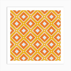 Orange Tile Art Print