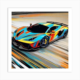 Lamborghini 71 Art Print