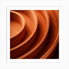 Spiral Bowls Art Print