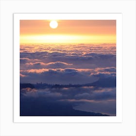 Sunrise Over Hawaii Art Print