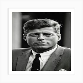 John F Kennedy Art Print