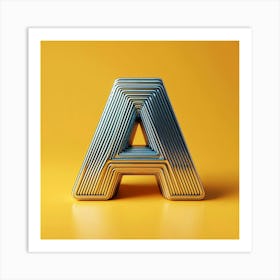 Letter A Art Print