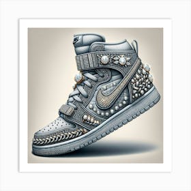 Nike Dunk High Art Print