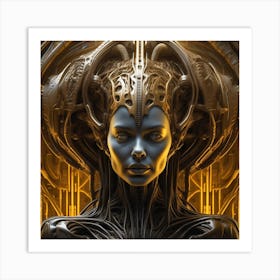 Alien Woman Art Print