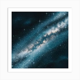 Galaxy Canvas Print Art Print