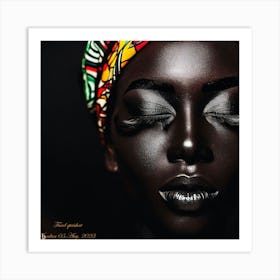 African Beauty Art Print