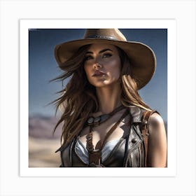 Cowgirl Drifter Art Print