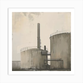 Echoes Of The Industrial Age Art Print