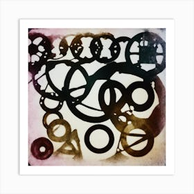 Revolving Cylinders Art Print