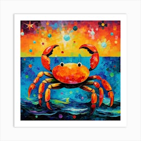 Crab abstract 1 Art Print