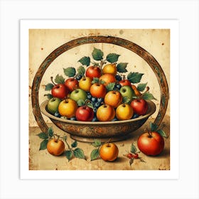 Fruit Bowl 3 Art Print