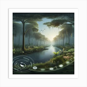 Forest Scene Art Print