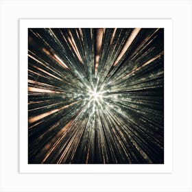 Abstract Starburst Art Print