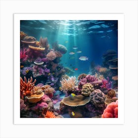 Coral Reef Art Print