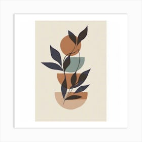 Abstract Plant Print Art Print