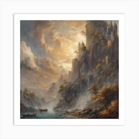 Fantasy Landscape Art Print