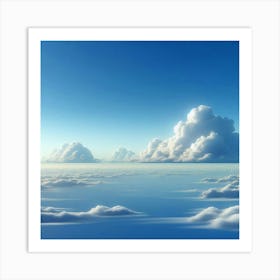 Sky And Clouds 1 Art Print