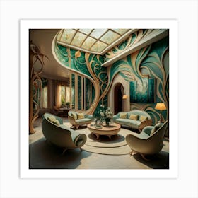 Fairytale Living Room Art Print