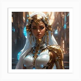 Absolute Reality V16 Arab Hydropunk Princess Science Fiction H 2 Art Print