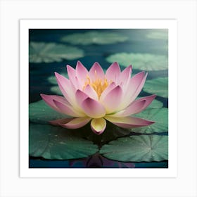 Lotus Flower 90 Art Print