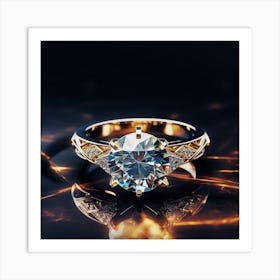 Engagement Ring 4 Art Print