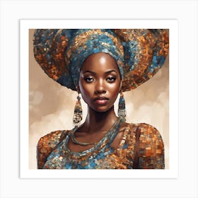 African Woman Art Print