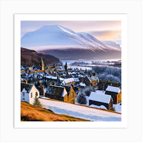 Scottish Village Art Print