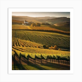 Vineyards In California 5 Art Print