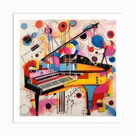 Piano Art Print