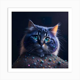 Cat Galaxy (50) Art Print