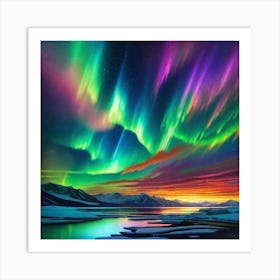 Aurora Borealis 49 Art Print