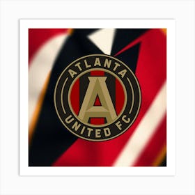 Atlanta United FC Logo Wall Art 23 Art Print