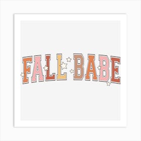 Fall Babe Art Print