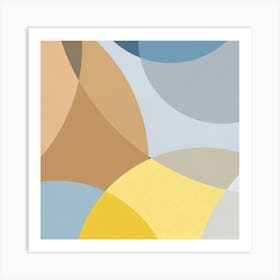 Abstract Circles Art Print