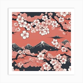 Sakura Blossoms 3 Art Print