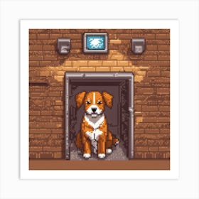 Pixel Art 44 Art Print