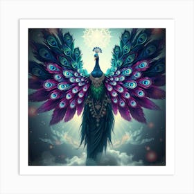 Peacock Art Print