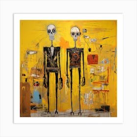 Skeletons Art Print